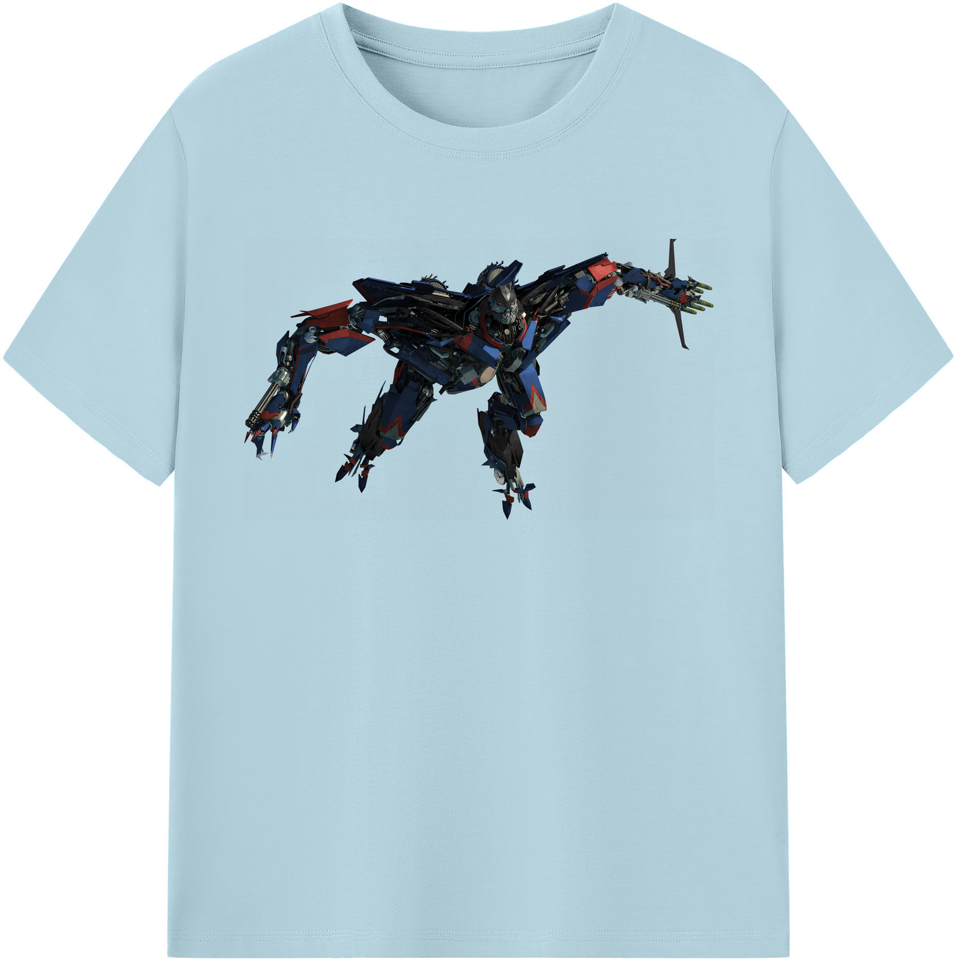 （画像用） Transformers トランスフォーマー 綿100％半袖Tシャツ（フロントプリント）